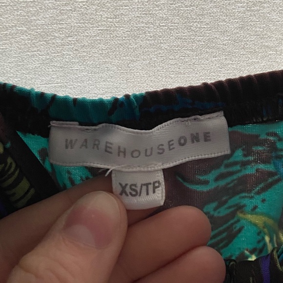 Warehouse one peacock top - Picture 2 of 4